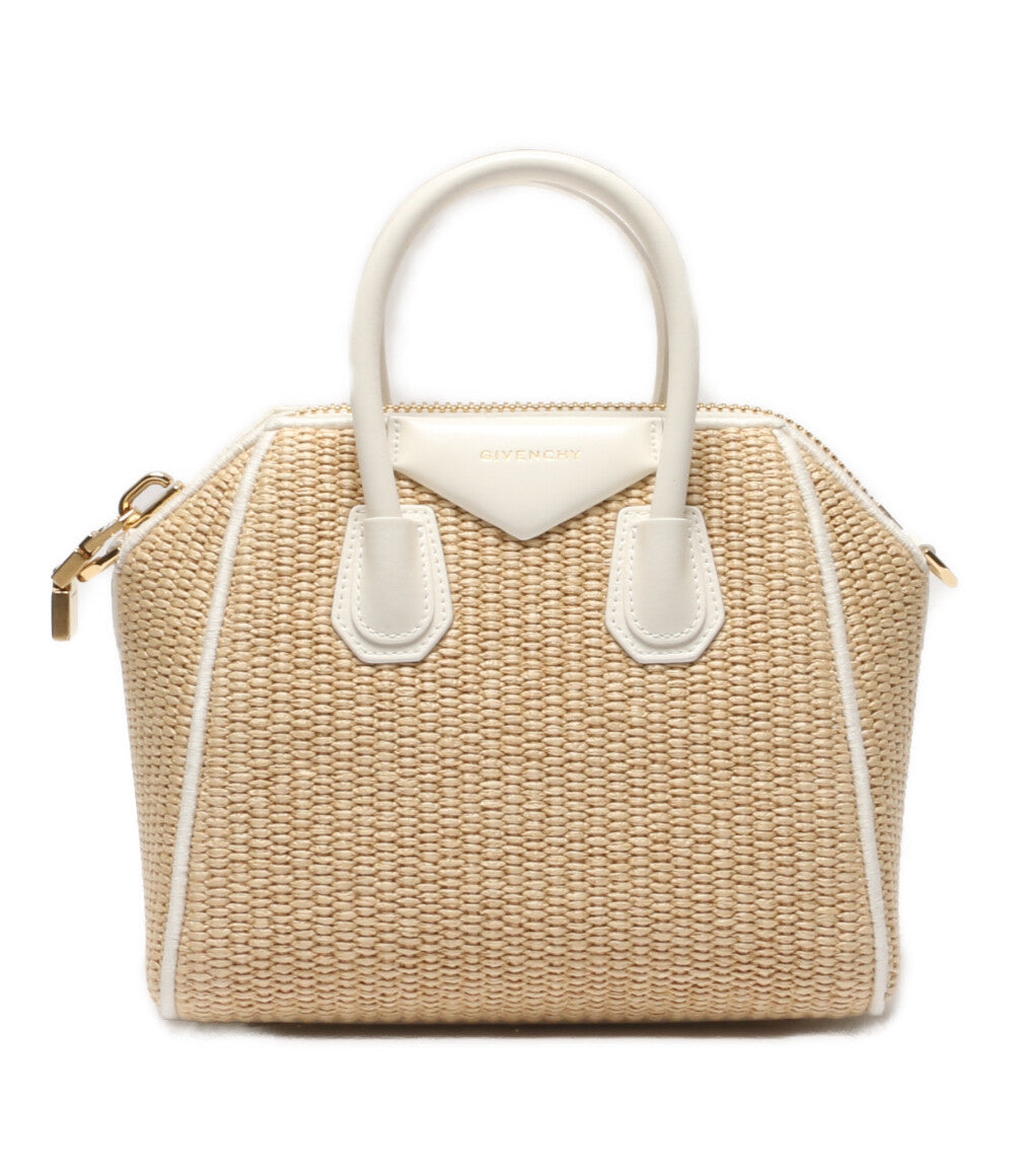 ジバンシィ 2wayミニバッグ ラフィア アンティゴナ レディース GIVENCHY